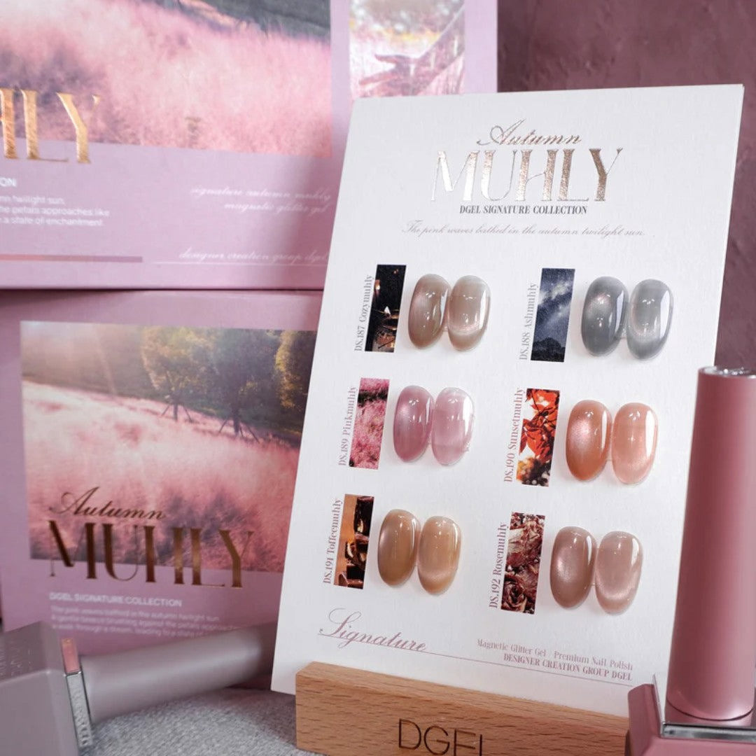 DGEL Signature Cat Eye Gel Polish #DS187-192 Autumn Muhly Collection