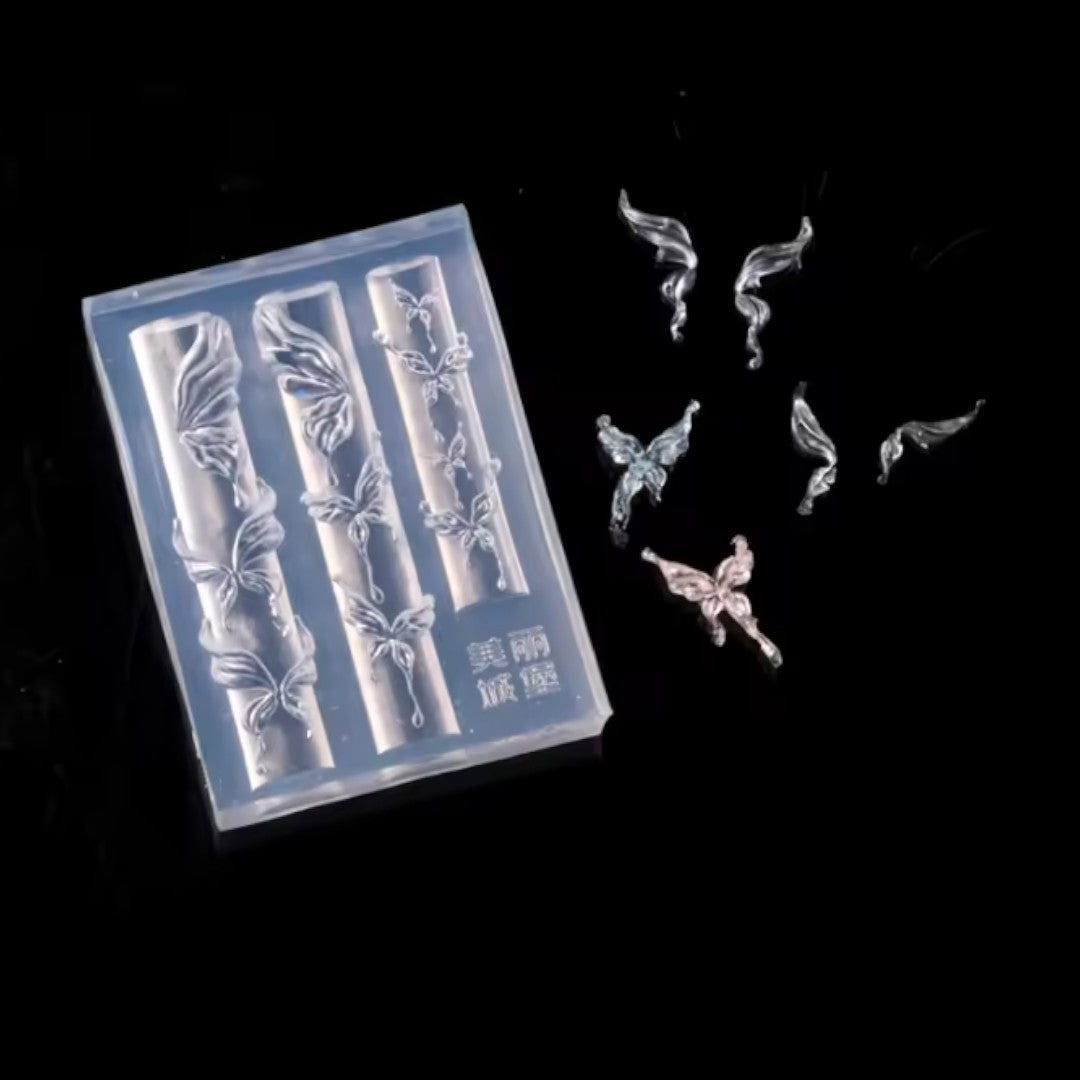 CNBS 3D Silicone Mould – Mixed Summer Butterfly Designs