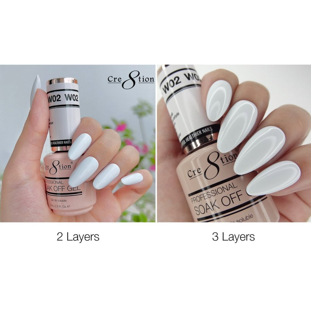 Cre8tion Gel Colour - Cold White #W02