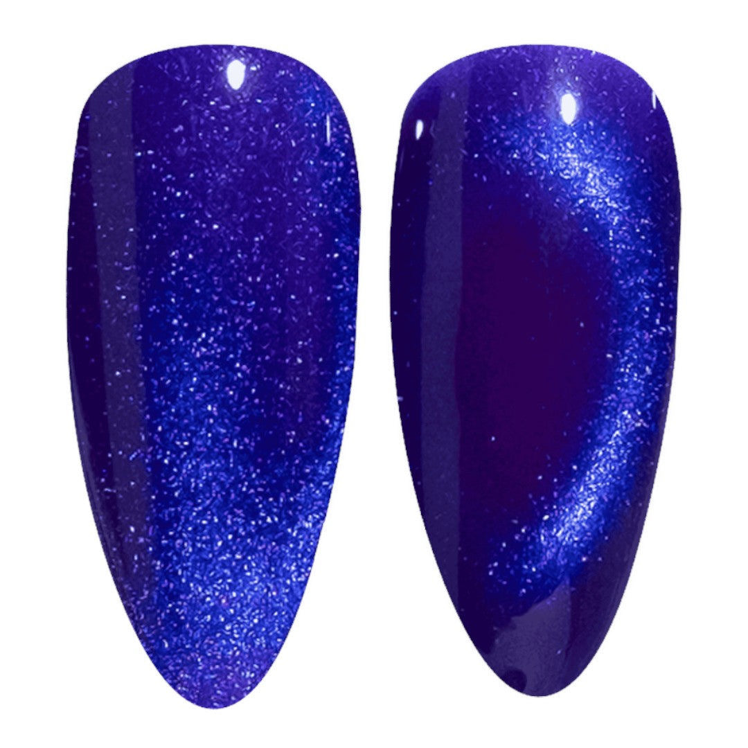 DND Diva 9D Cat Eye Gel Polish - Puma Purple #03