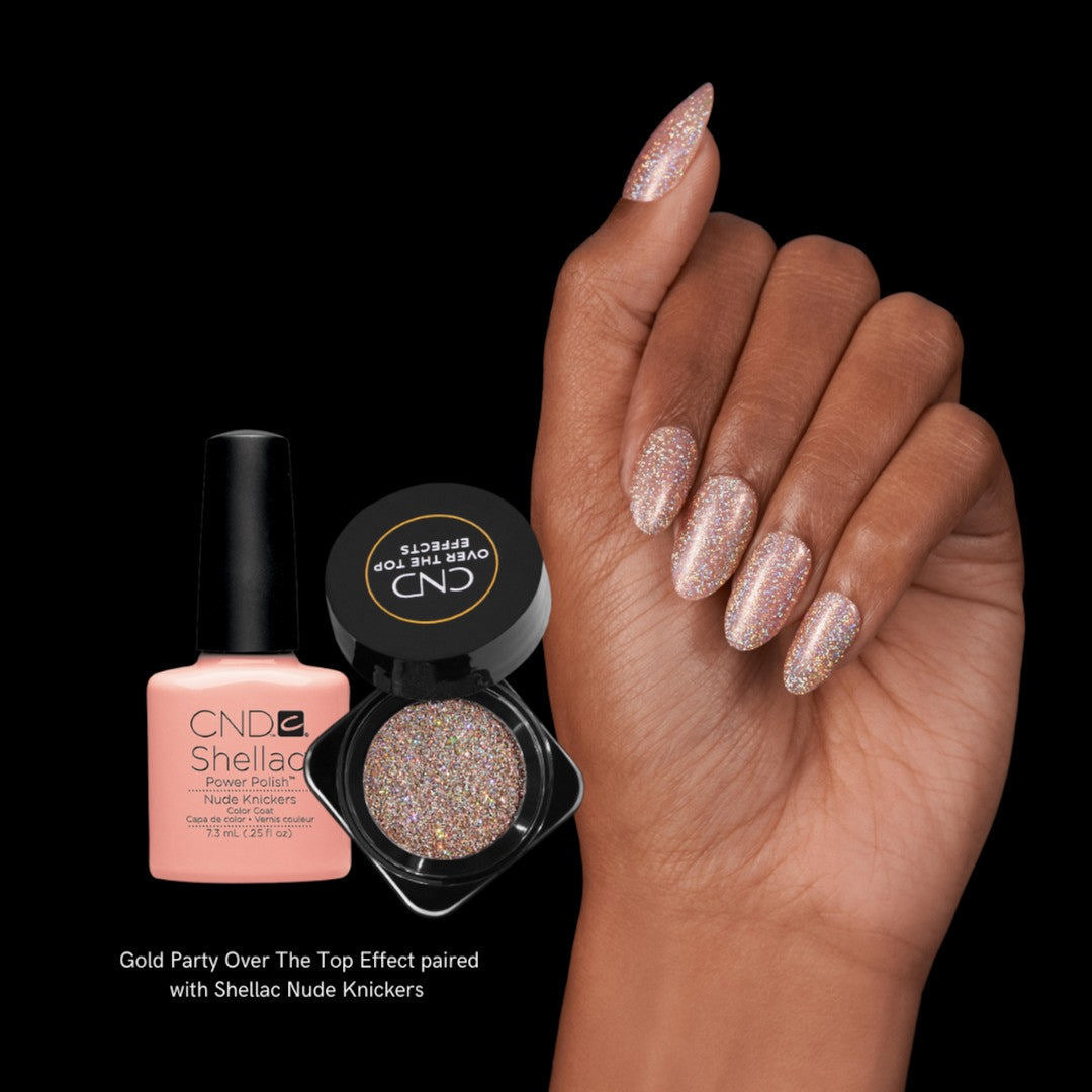 CND Glitter - Over The Top Effects - Gold Party