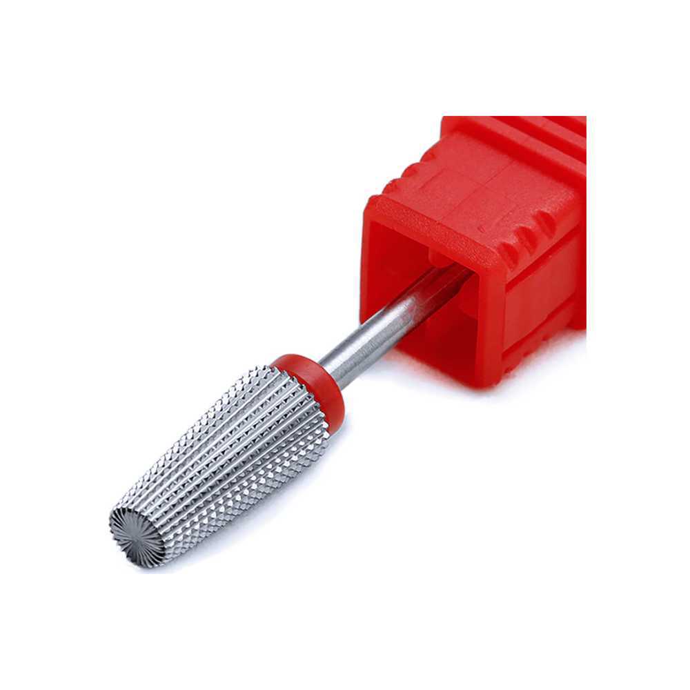 SP Nail Drill Bits - 5in1 Carbide SF Fine Grit 3/32 Silver