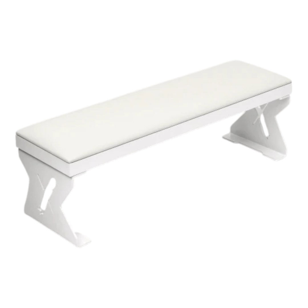 SheMax Luxury Arm Rest - Ivory Cushion & White Base