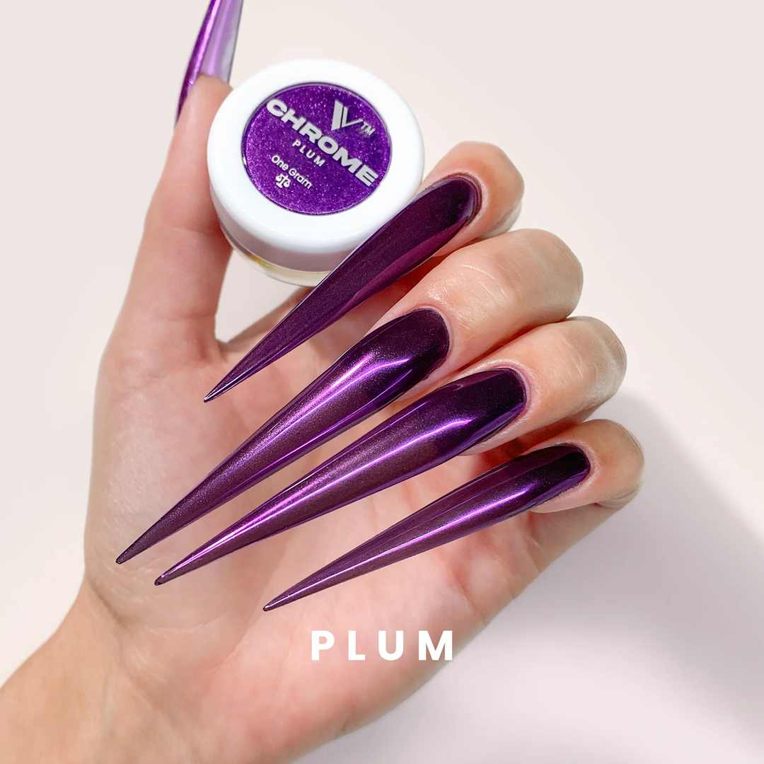 V Beauty Pure Chrome Powder - Plum