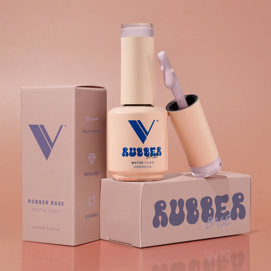 V Beauty Pure Rubber Base - Muted Lilac