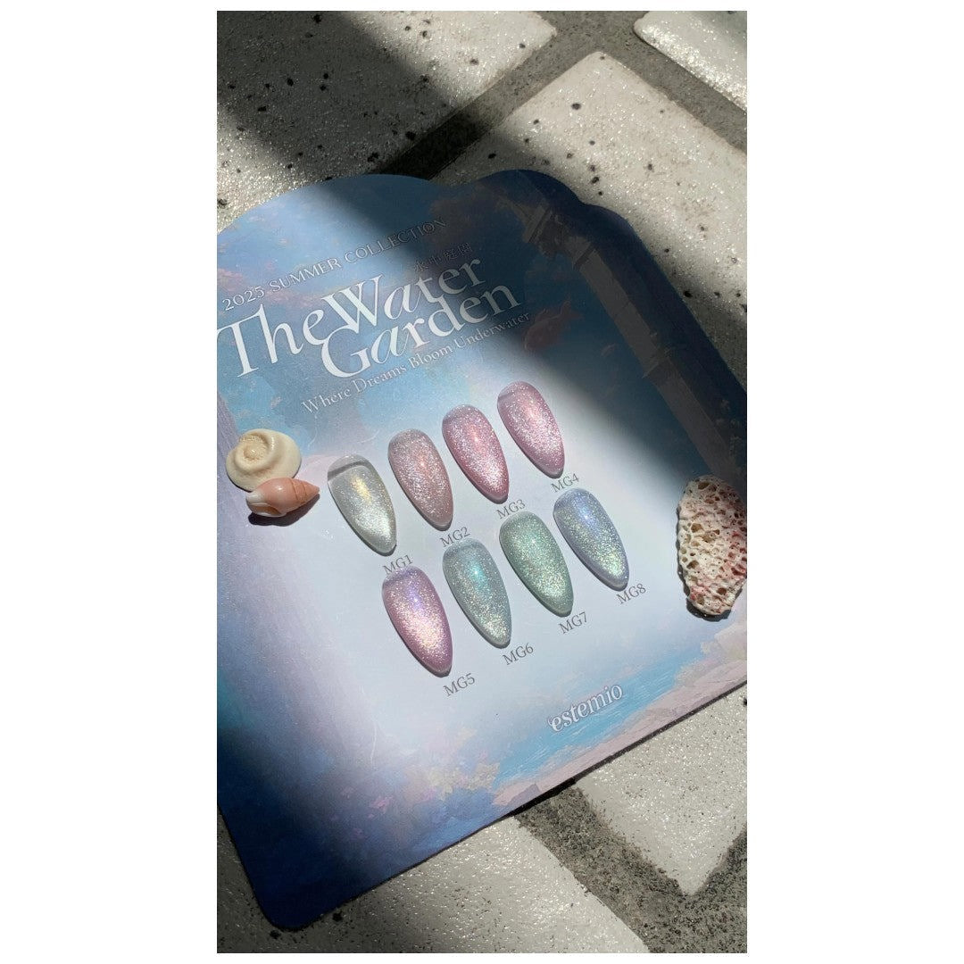 Estemio Cat Eye Gel Polish - The Water Garden Collection #MG01-08 (8Pcs)