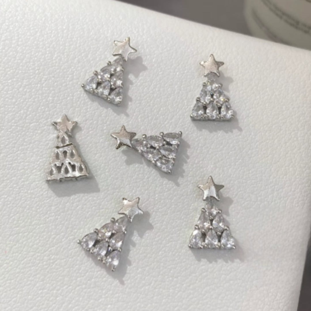 CNBS Nail Charms - Christmas Tree (5pcs)