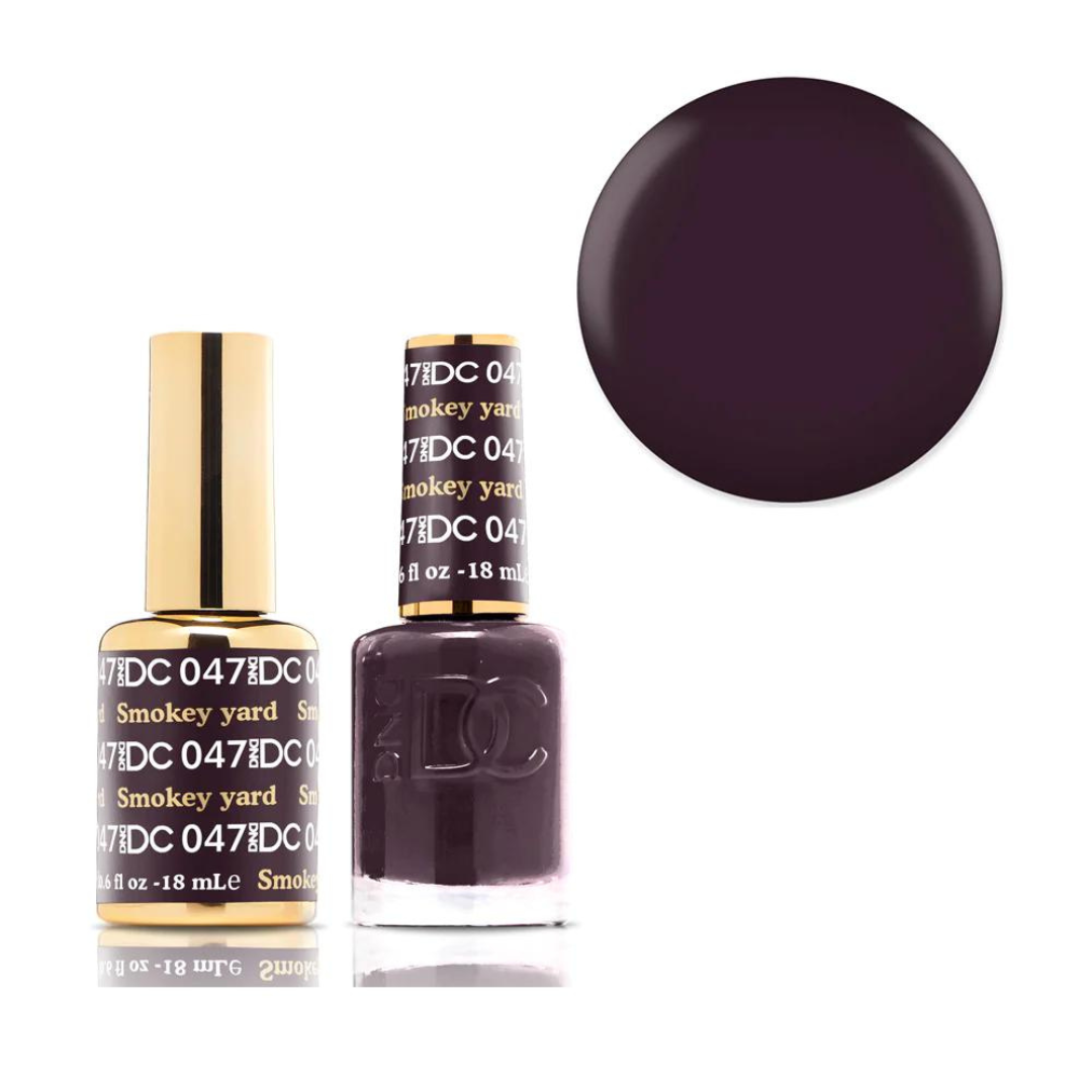DND DC Gel & Lacquer Duo - Smokey Yard #047
