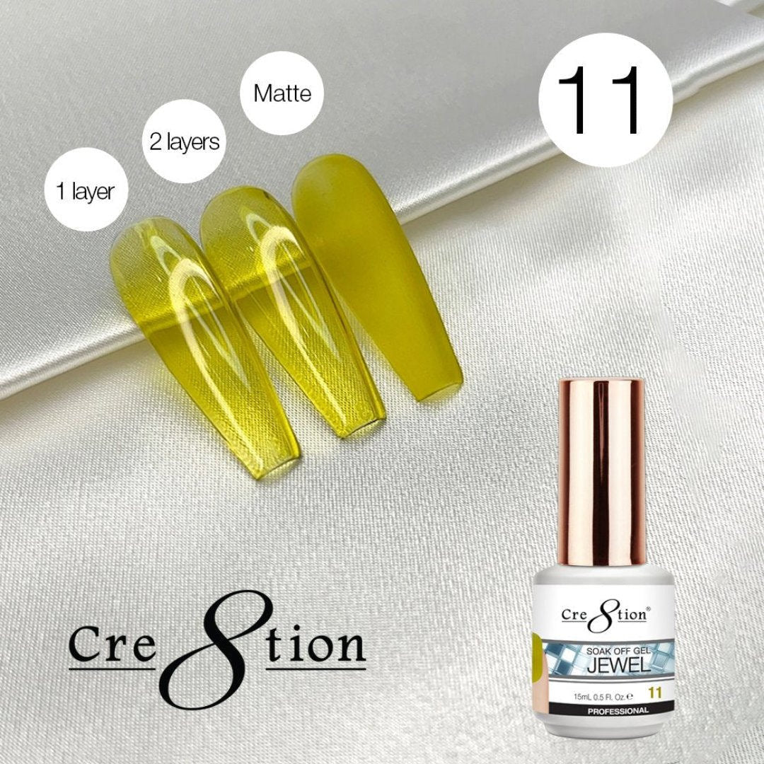 Cre8tion Jelly Gel Polish - Jewel #11