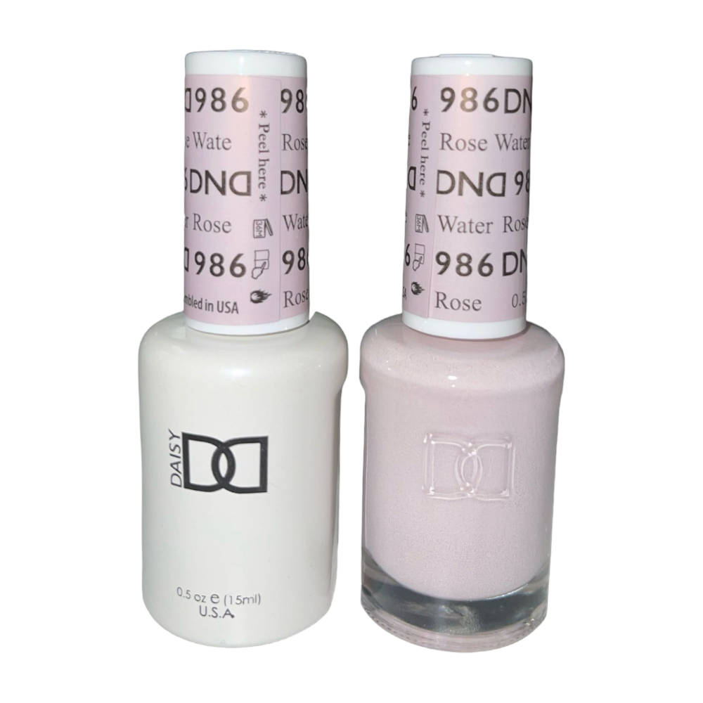DND Gel & Lacquer Duo - Rose Water #986
