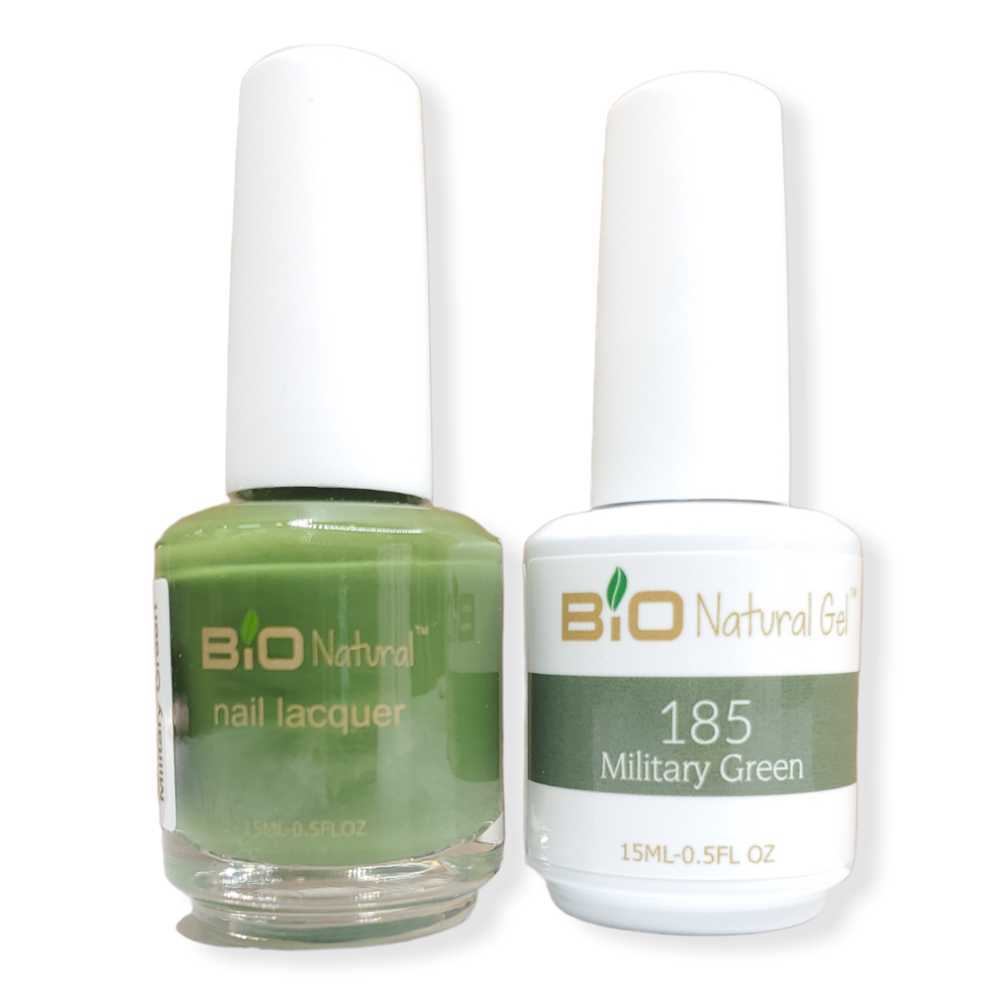Bio Natural Gel & Lacquer Duo - Military Green #185