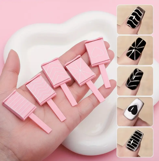 CNBS Cat Eye Magnet Set 5pcs - Pink