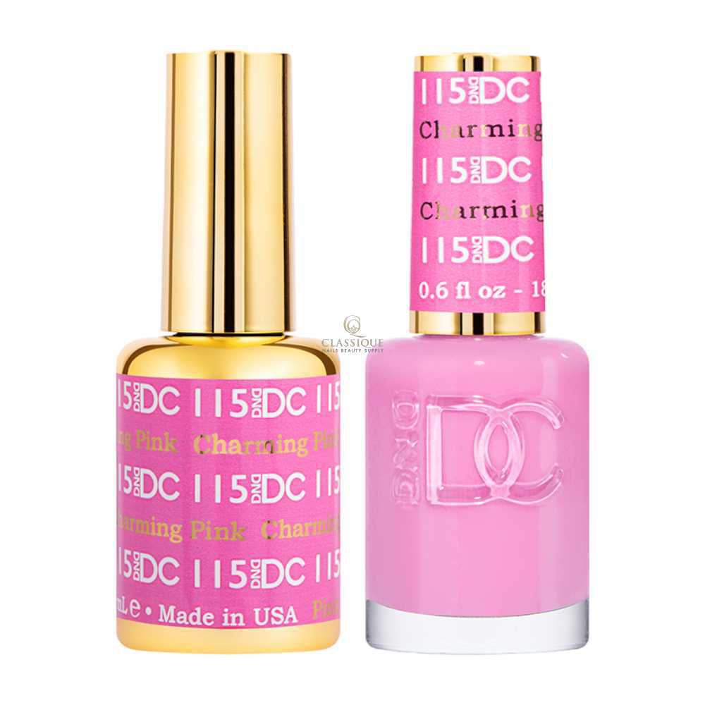 DND DC Gel & Lacquer Duo - Charming Pink #115