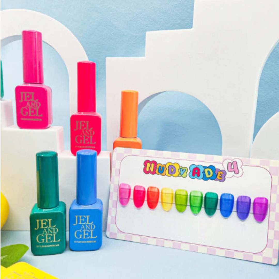 Jel and Gel Syrup Gel Polish - Nudy Ade 4 Collection #NS031-040 (10pcs)