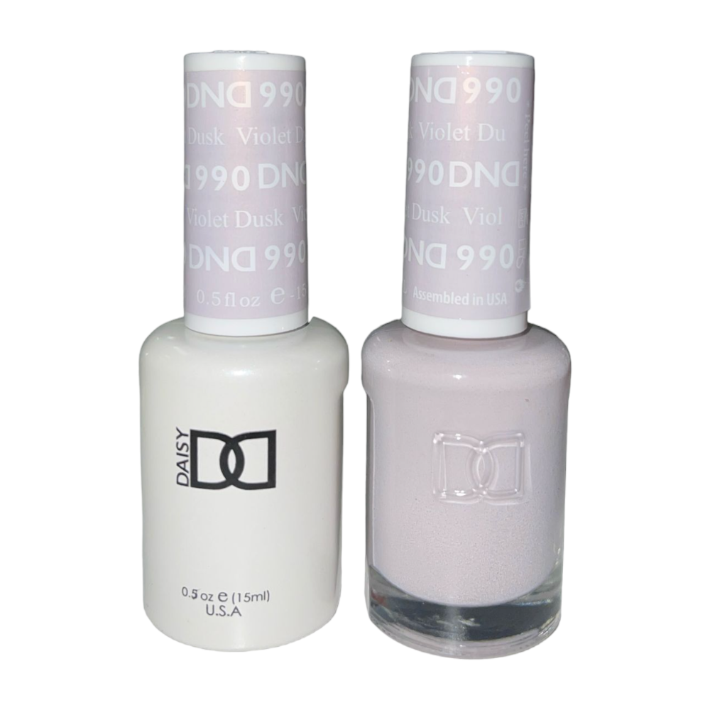 DND Gel & Lacquer Duo - Violet Dusk #990