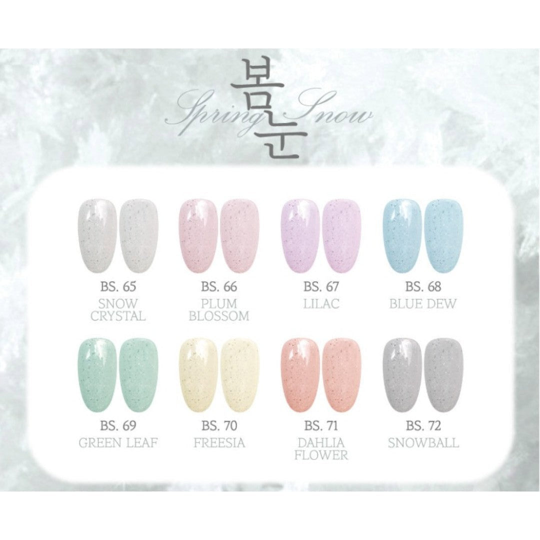 By Muse Syrup Gel Polish #BS65-72 Spring Snow Collection