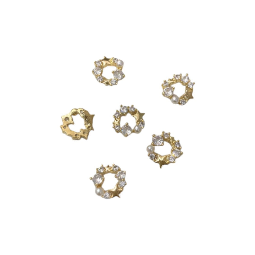 CNBS Nail Charms - Christmas Garland & Wreaths (5pcs)