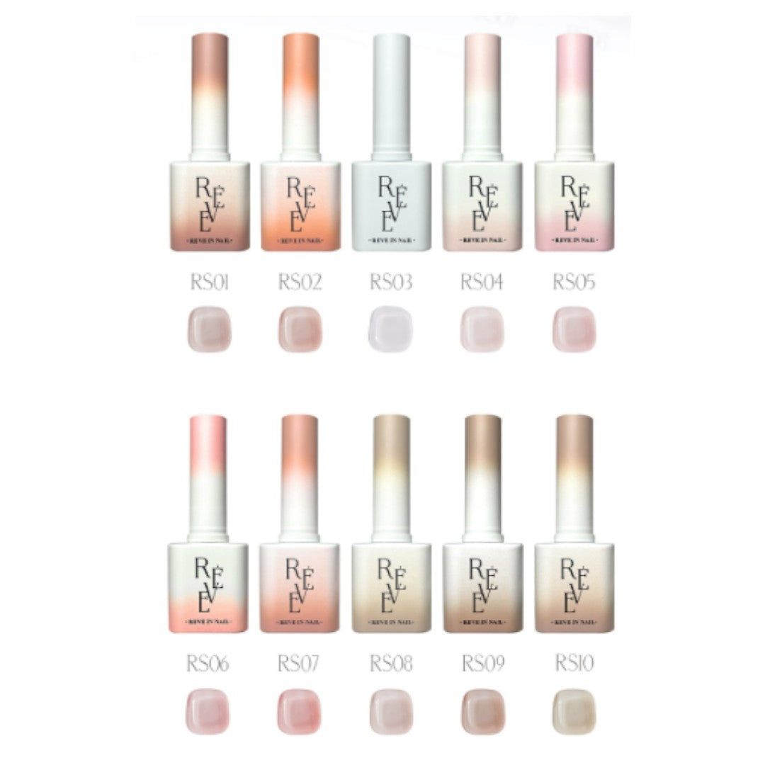 Reve In Nail Syrup Gel Polish - Reve Is A Feeling Collection #RS01-40 (40pcs) + Display