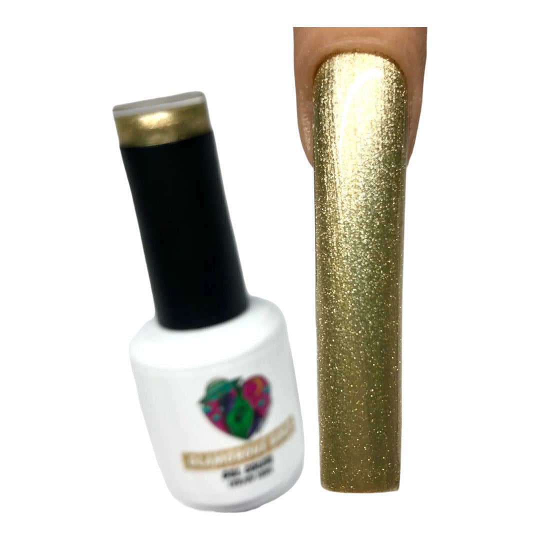 Nailz By Dev Gel Polish - Glamorous Gold