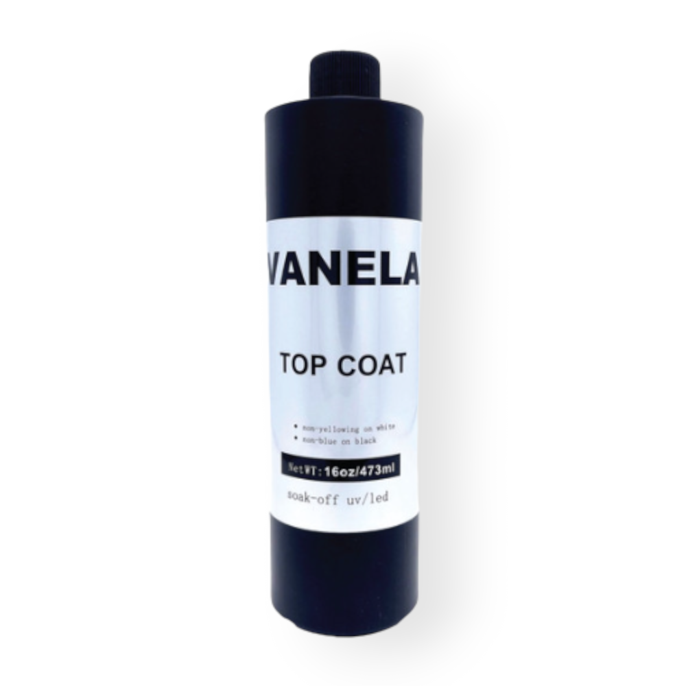 Vanela LED/UV Gel Top Coat 16oz