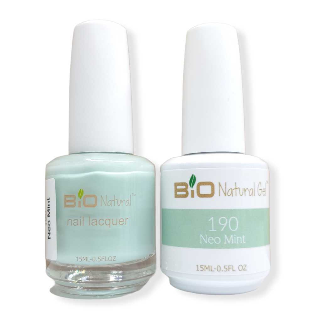 Bio Natural Gel & Lacquer Duo - Mint #190