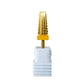 SP Nail Drill Bits - 5in1 Carbide G2X Double Extra Coarse Grit 3/32 Gold