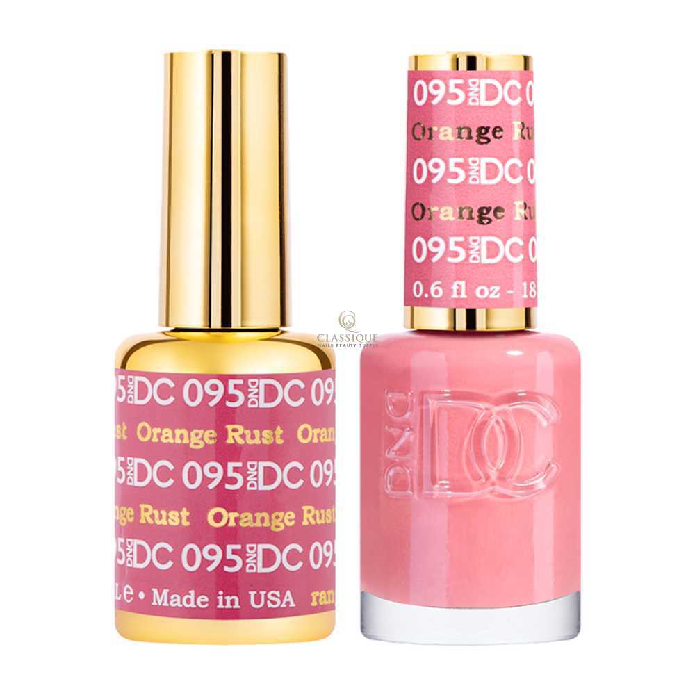 DND DC Gel & Lacquer Duo - Orange Rust #095