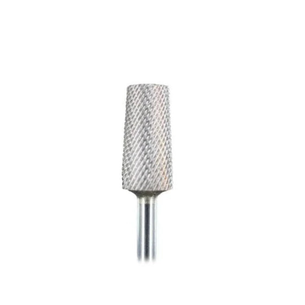 SP Nail Drill Bits - 3In1 Chamfer Carbide HF Fine Grit 3/32 Silver