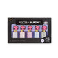 Apres Kuromi Caty Eye Gel Couleur (HEMA-Free) W/ Pink Skull Cap Accessory (Set Of 5)