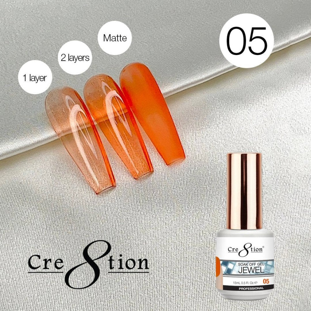 Cre8tion Jelly Gel Polish - Jewel #5