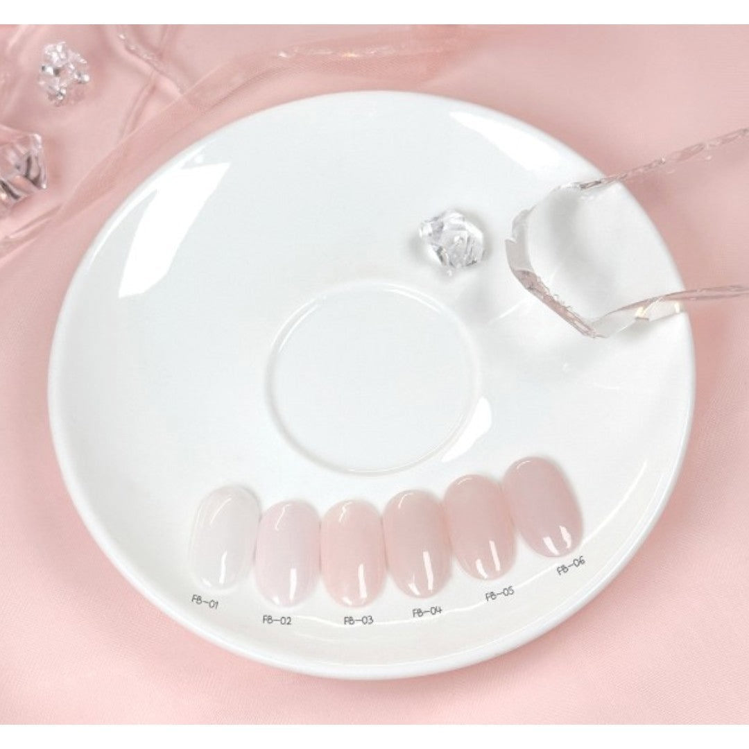 Kenzico Fiber Glass Color Base Gel Collection 6Pcs