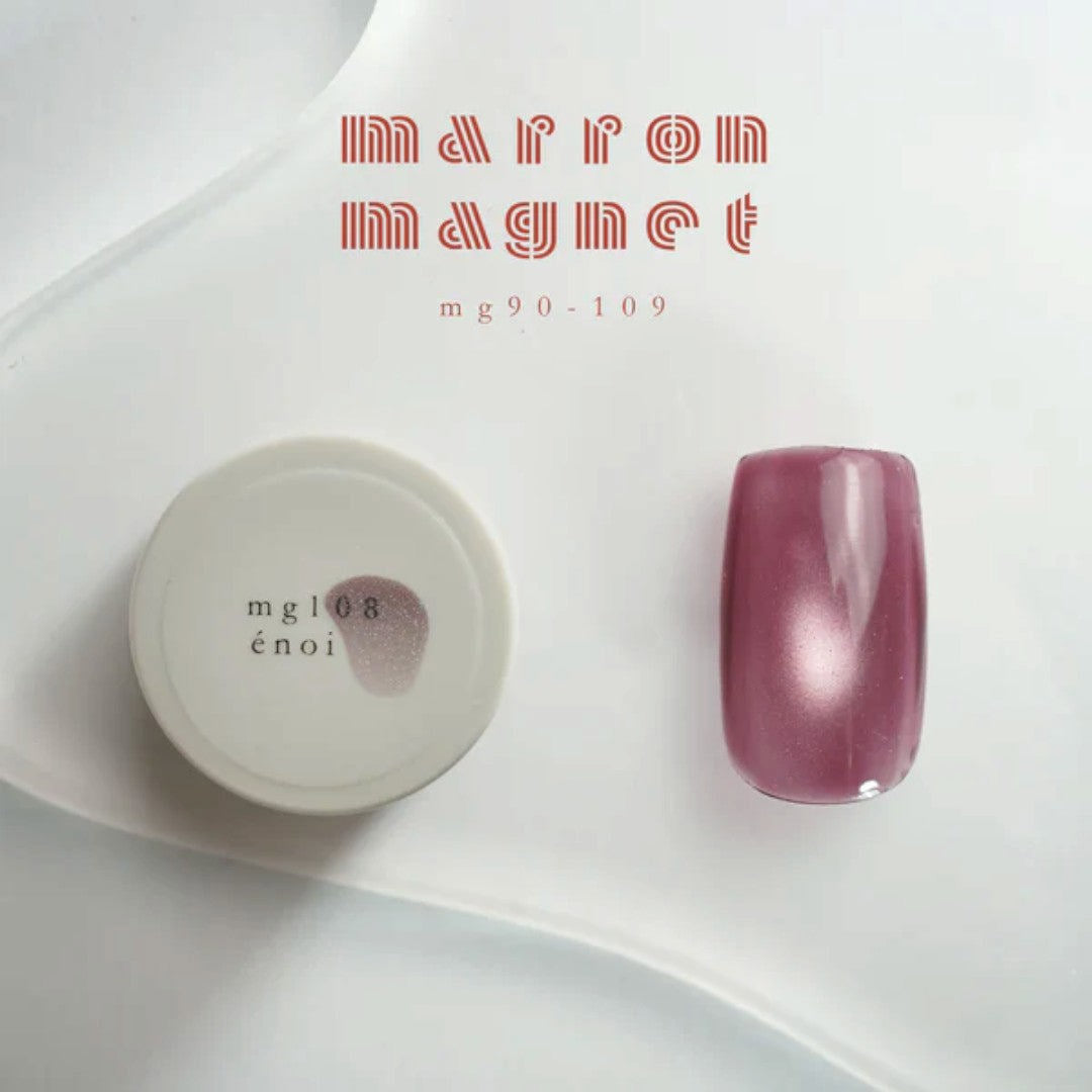 Enoi Magnetic Gel Polish, Japanese Brand - Marron Magnet MG109
