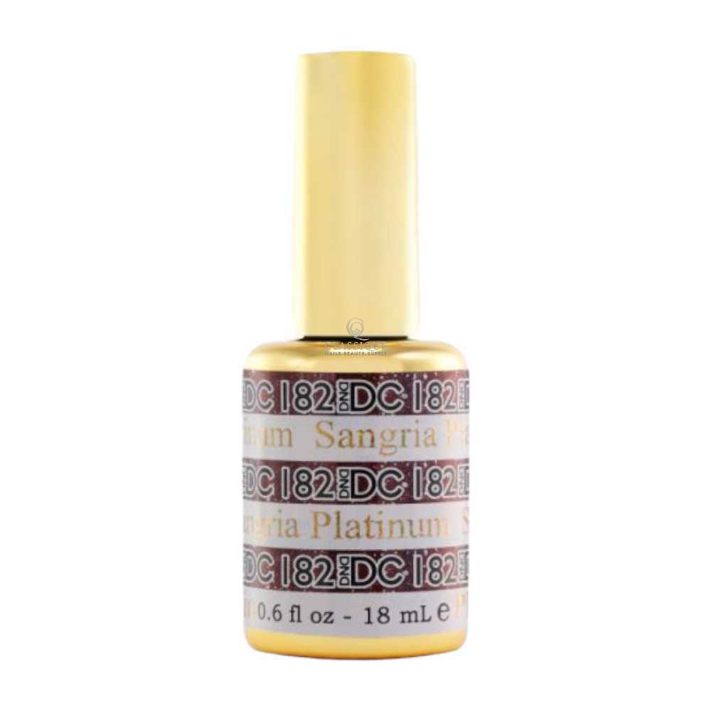 DND DC Platinum Gel Polish - Sangria #182