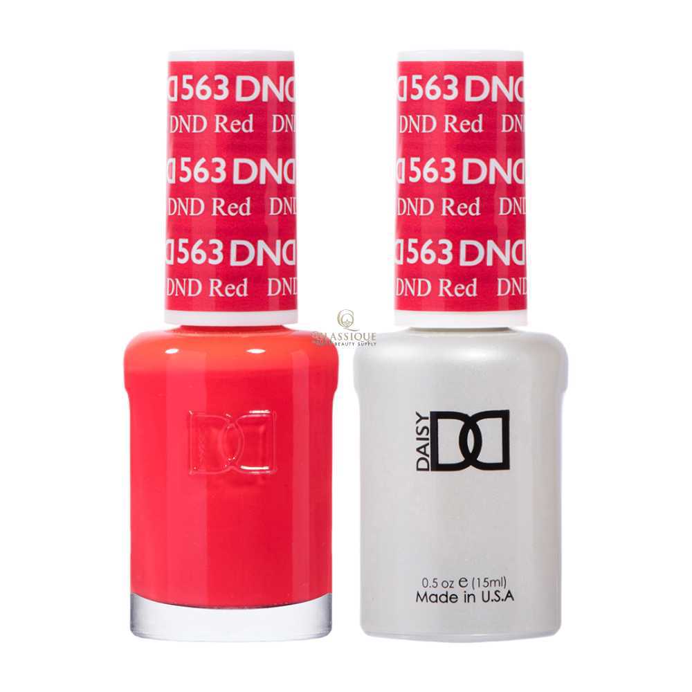 DND Gel Polish and Regular Nail Polish Set - 432 Dark Scarlet