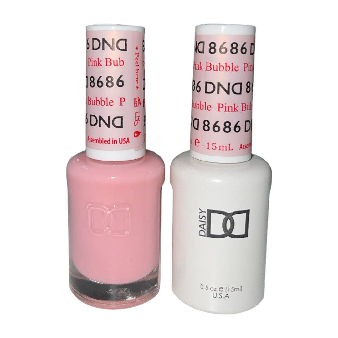 DND Gel & Lacquer Duo - Pink Bubble #8686