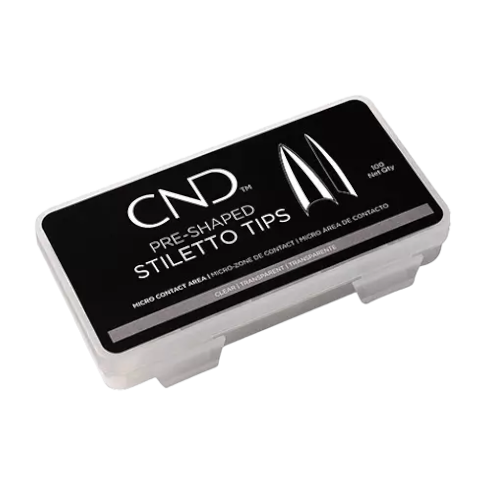 CND Nail Tips Box - Pre-Shaped Stiletto (360pcs)