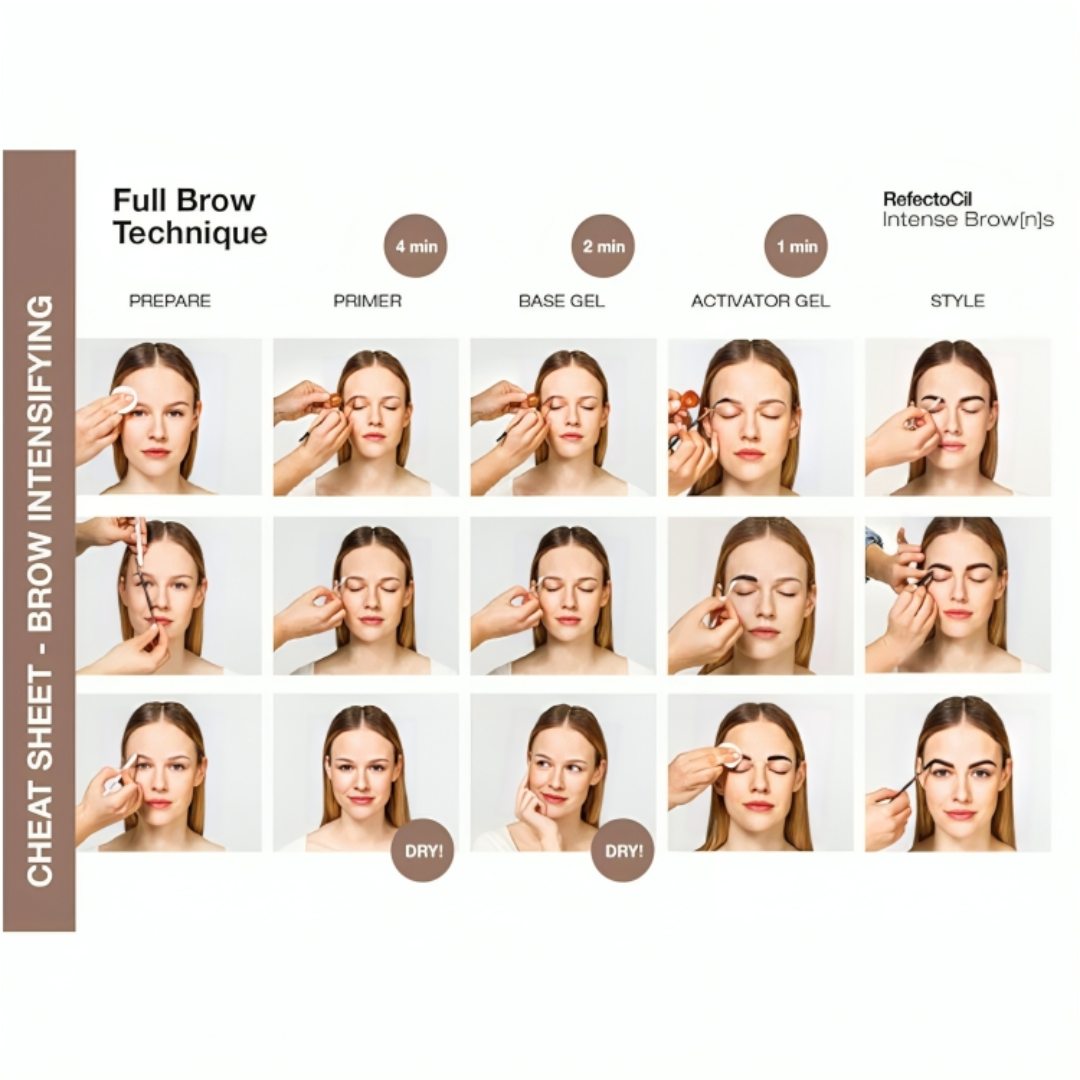 RefectoCil Intense Brow(n)s Base Gel - Deep Brown