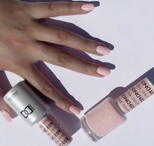 DND Gel & Lacquer Duo - Dolce Pink #603