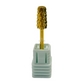 SP Nail Drill Bits - 3In1 Chamfer Carbide H2X Double Extra Coarse Grit 3/32 Gold