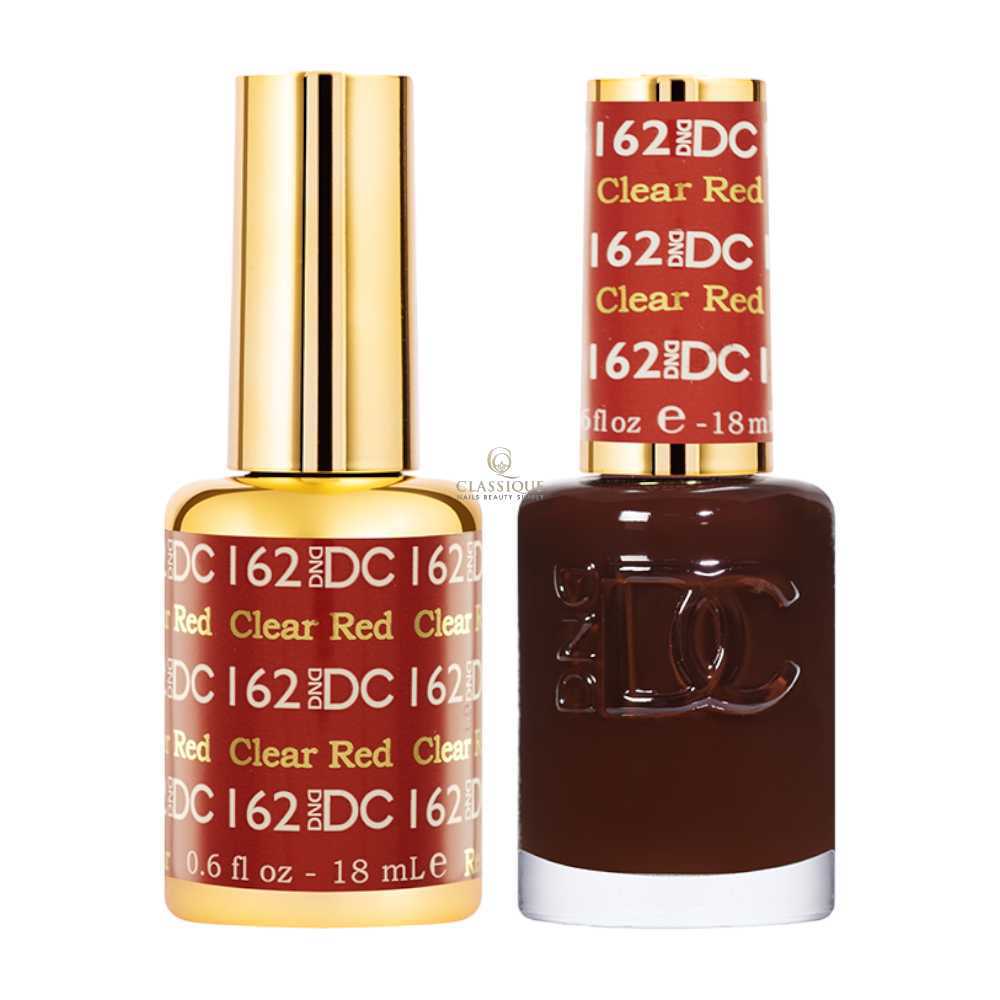 DND DC Gel & Lacquer Duo - Clear Red #162