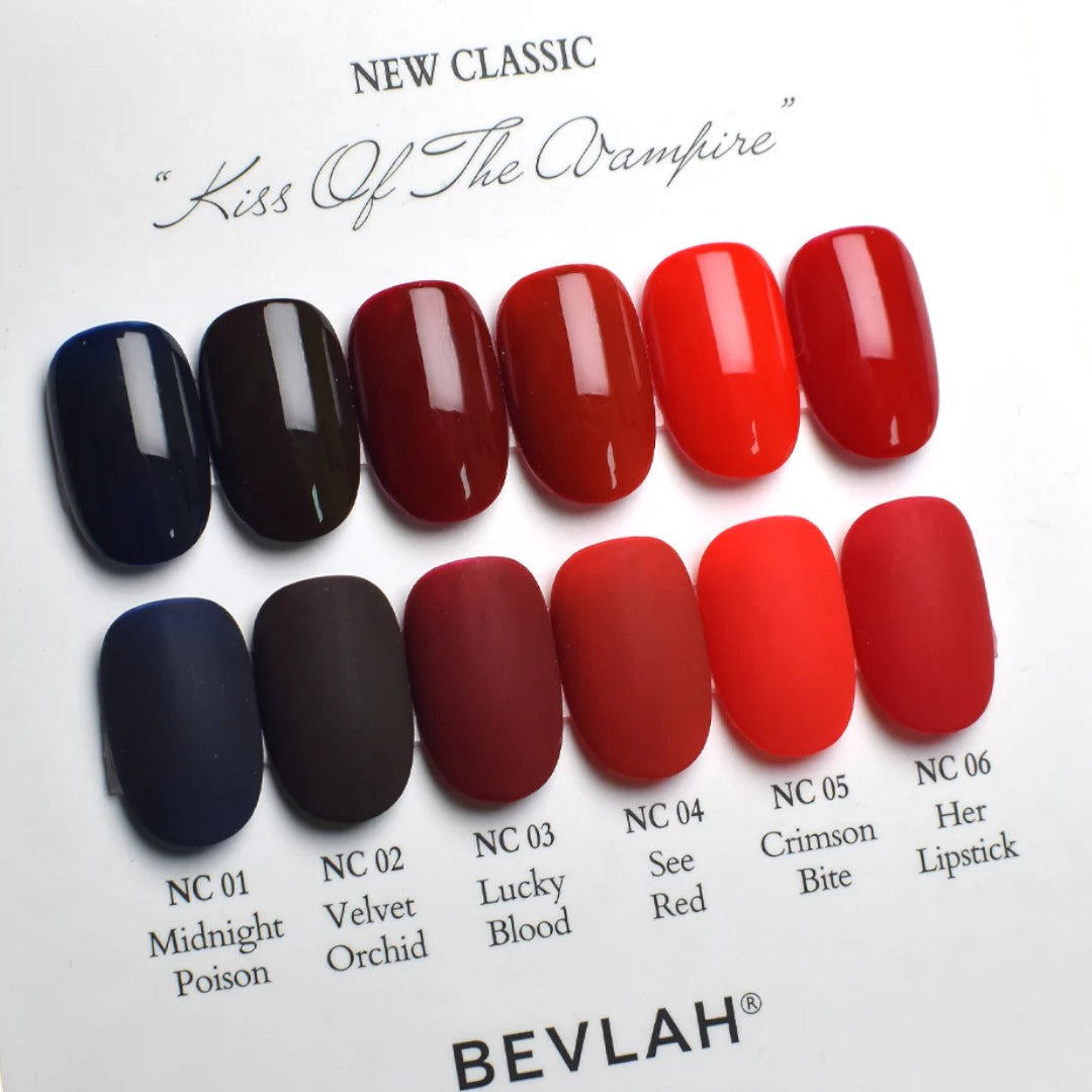 Bevlah Gel Polish (HEMA-Free) - Crimson Bite #NC05