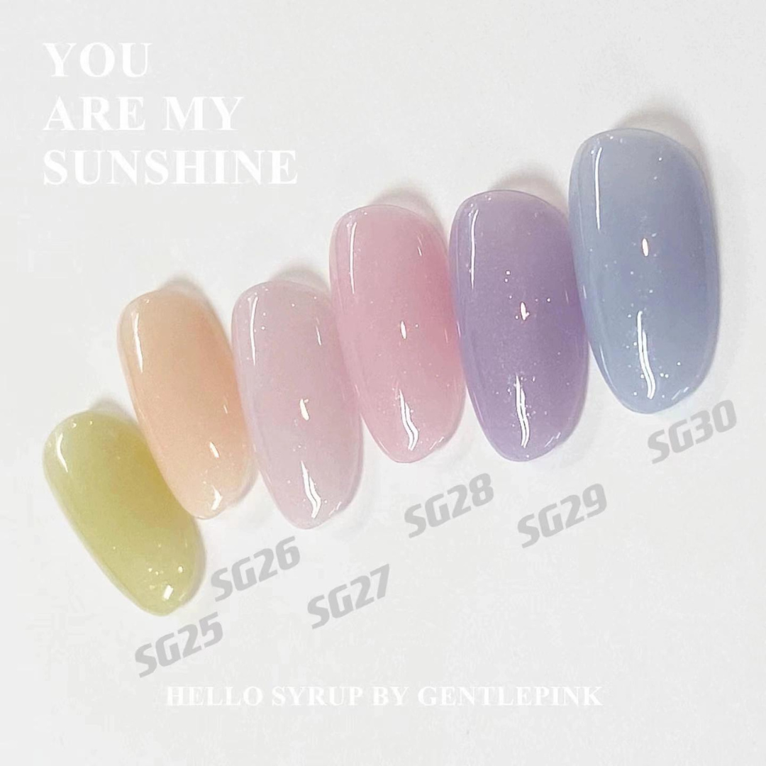 Gentle Pink Syrup Gel Polish #SG28
