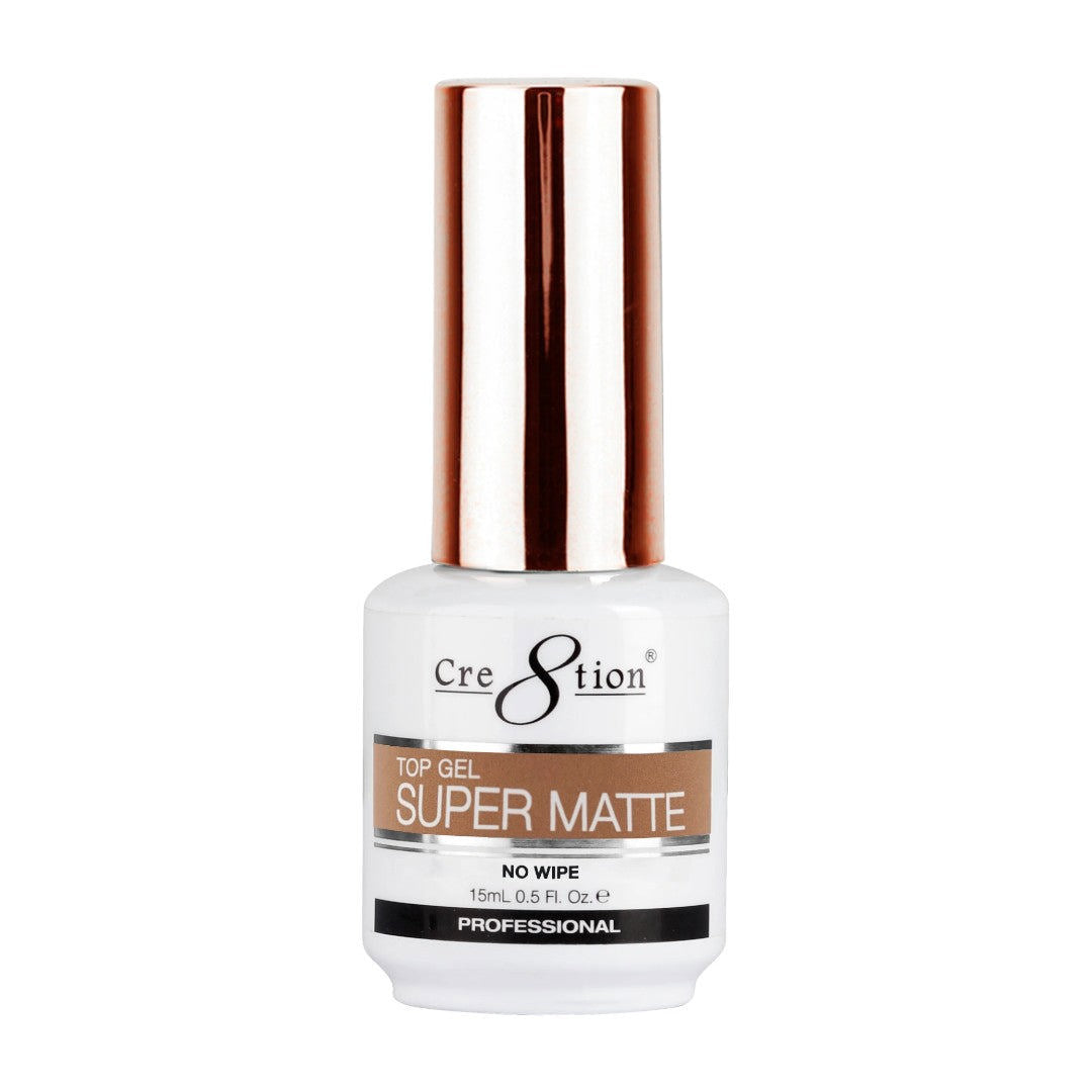 Cre8tion Soak Off Gel Top Coat - Super Matte 0.5Oz