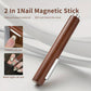 CNBS Cat Eye Magnet - Dual Magnet for French & Wide Cat Eye - Natural Wood Handle