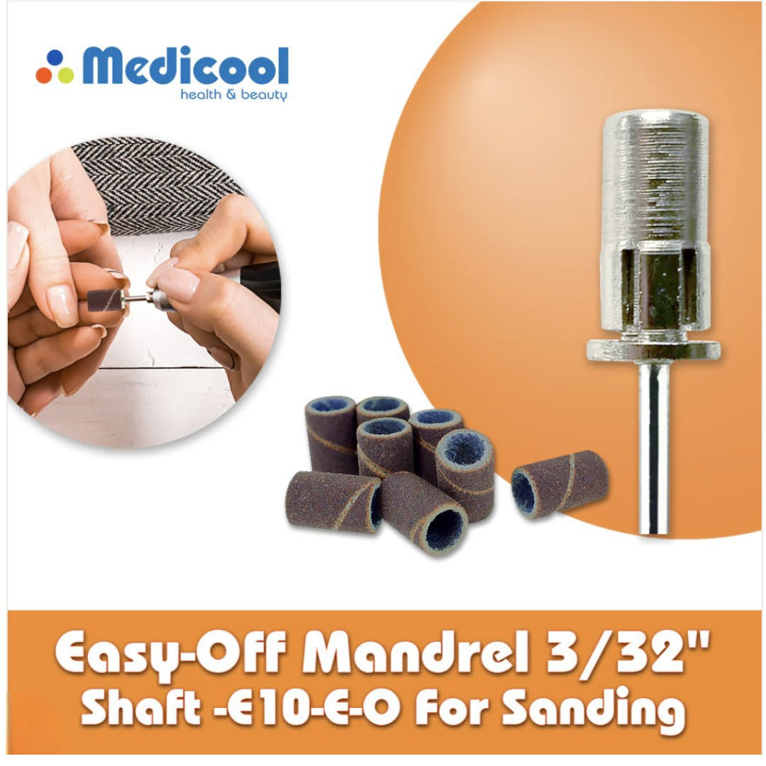Medicool Nail Drill Bits - Easy On/Off Regular Mandrel 3/32
