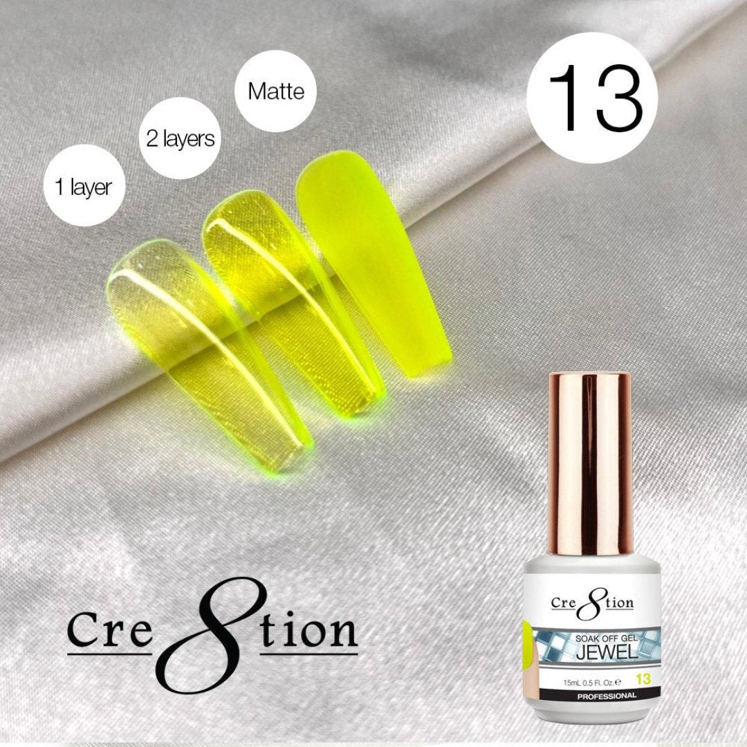 Cre8tion Jelly Gel Polish - Jewel #13