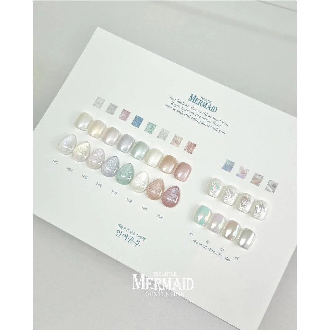 Gentle Pink - The Little Mermaid Collection #H01-08 + Nuance Mood Kit