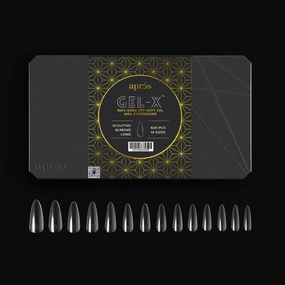 Apres Gel-X Nail Tips Box 2.0 - Almond (600Pcs)