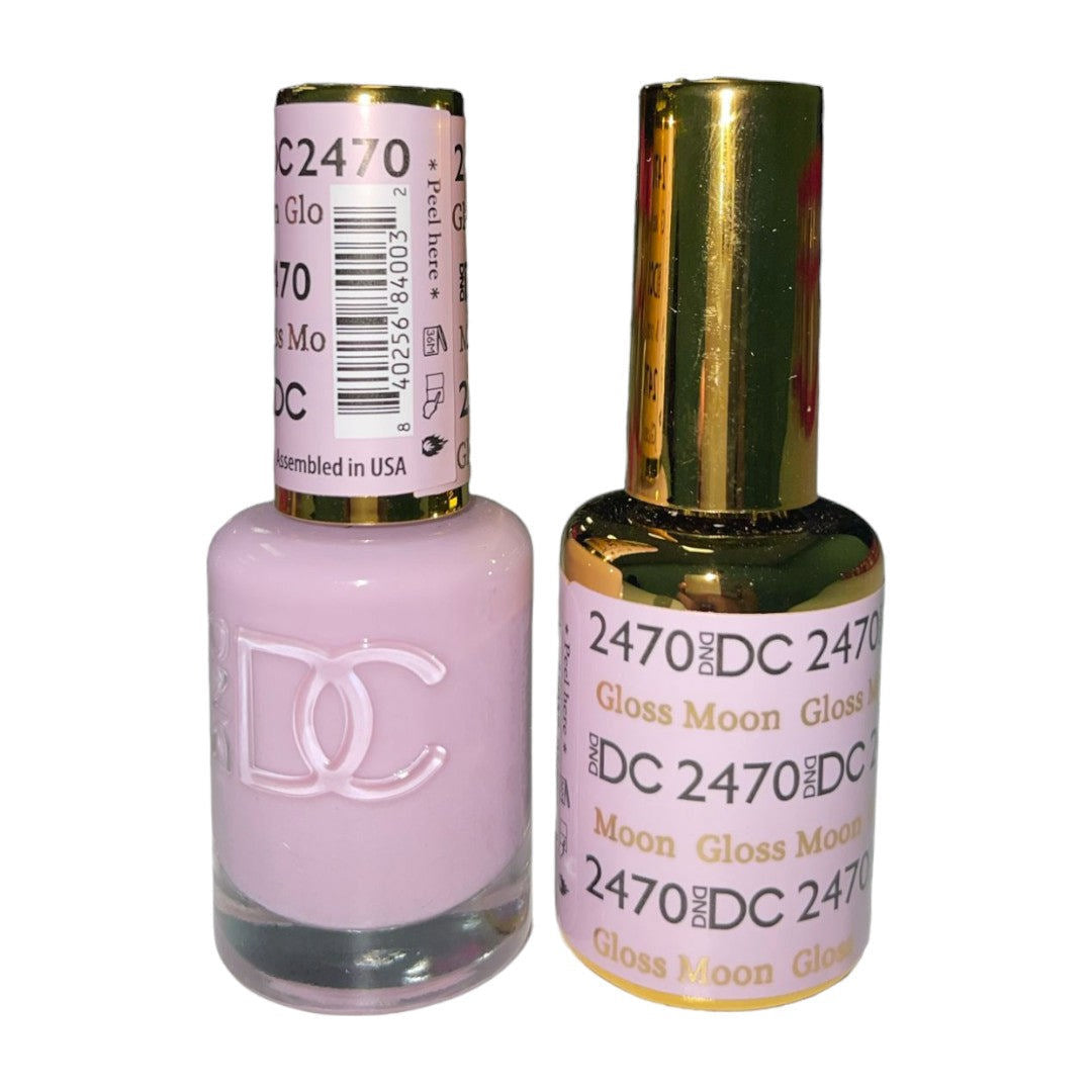 DND DC Sheer Gel & Lacquer Duo - Gloss Moon #2470