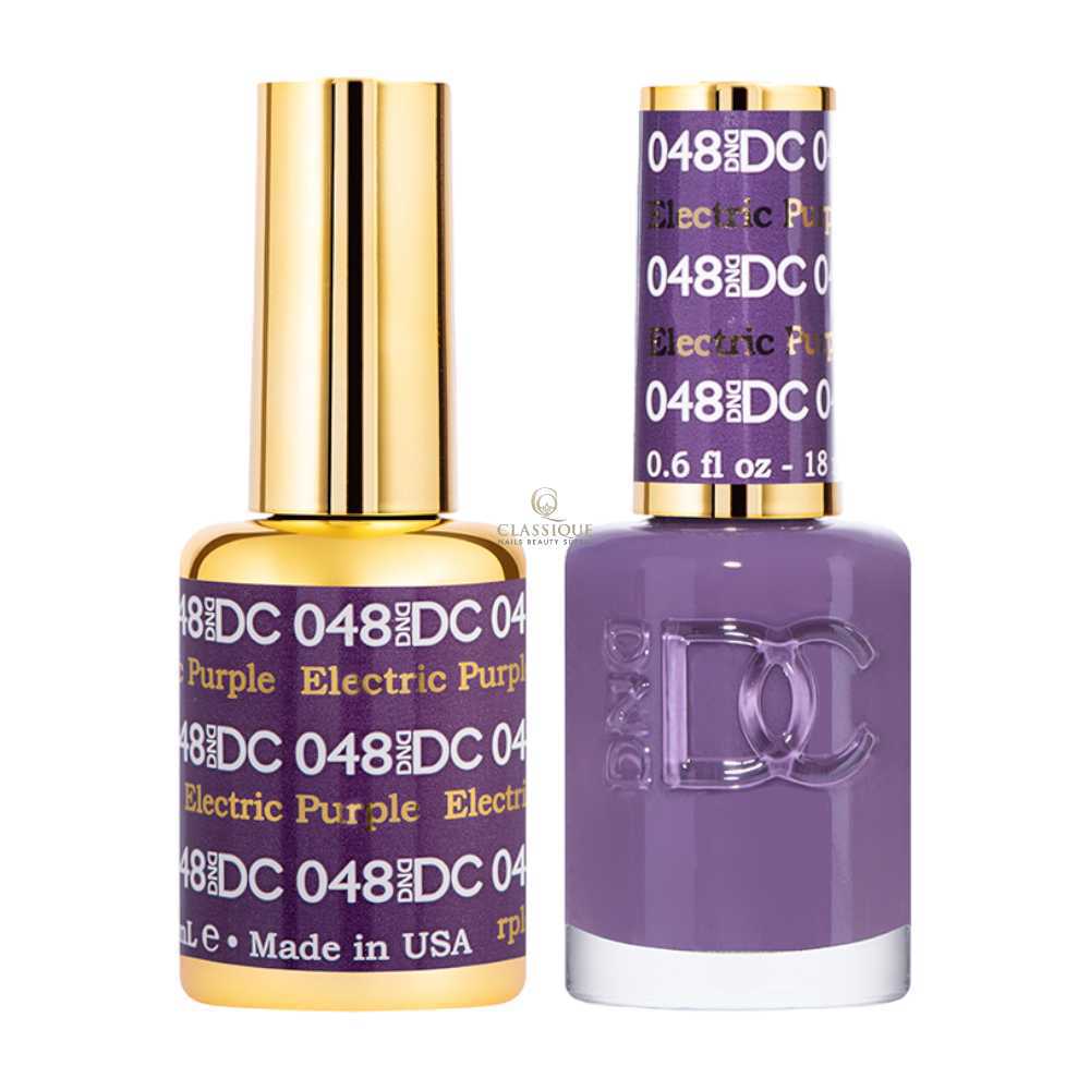 DND DC Gel & Lacquer Duo - Electric Purple #048